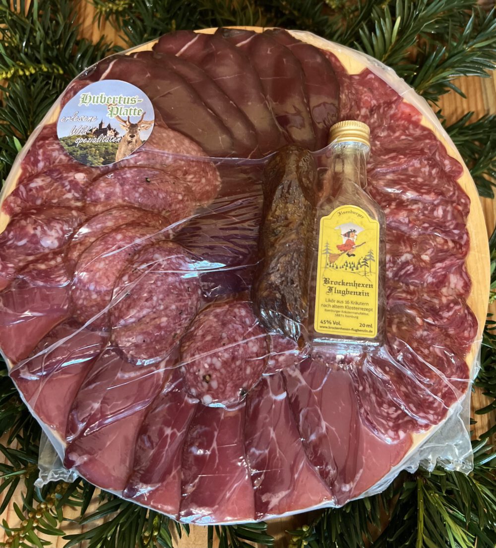 Hubertusplatte mit Wildspezialitäten