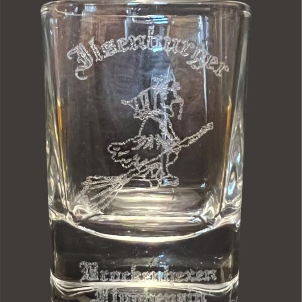 Schnapsglas Brockenhexen Flugbenzin